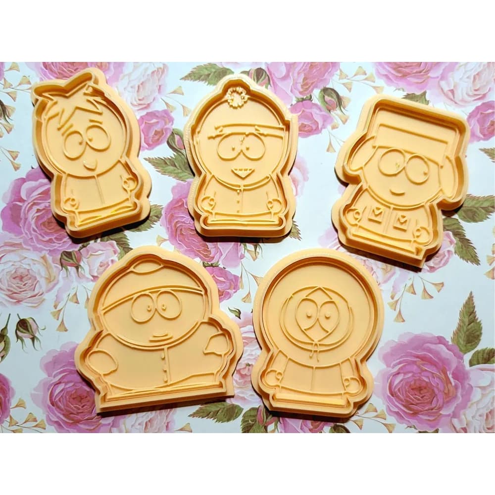 Cortadores de Biscoito/Massinha de Modelar - South Park– Impressos em 3D