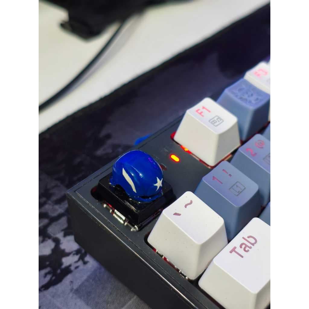 Keycap personalizado capitão america 3D para Teclado Mecânico