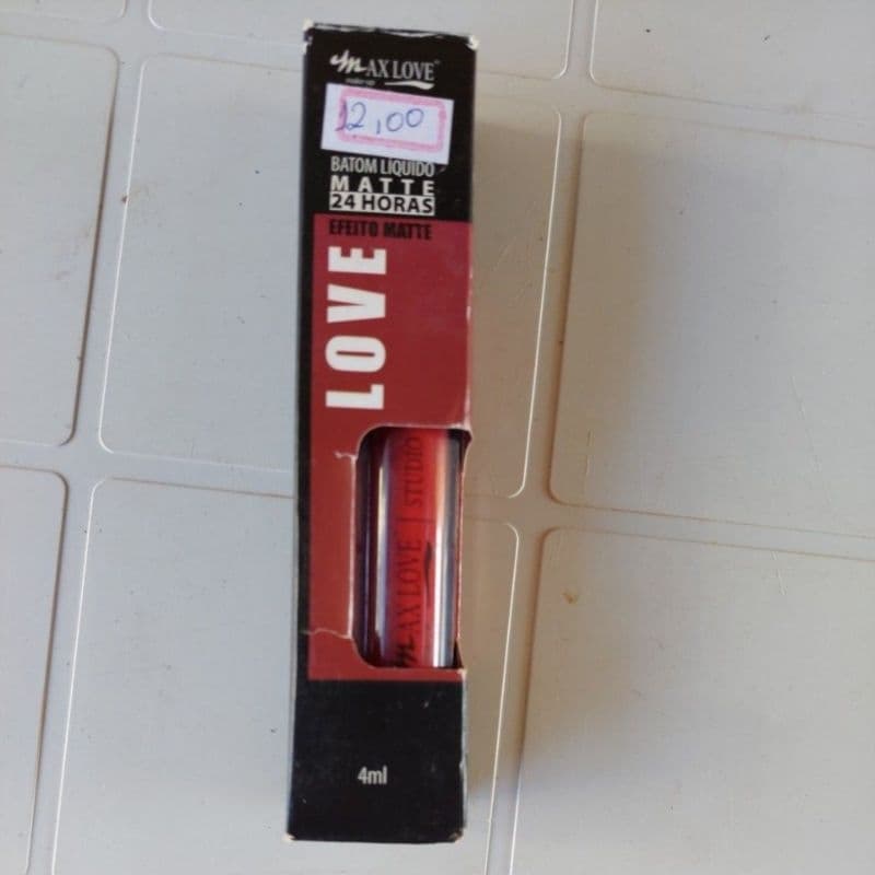 batom Max Love batom líquido Matte 24 horas