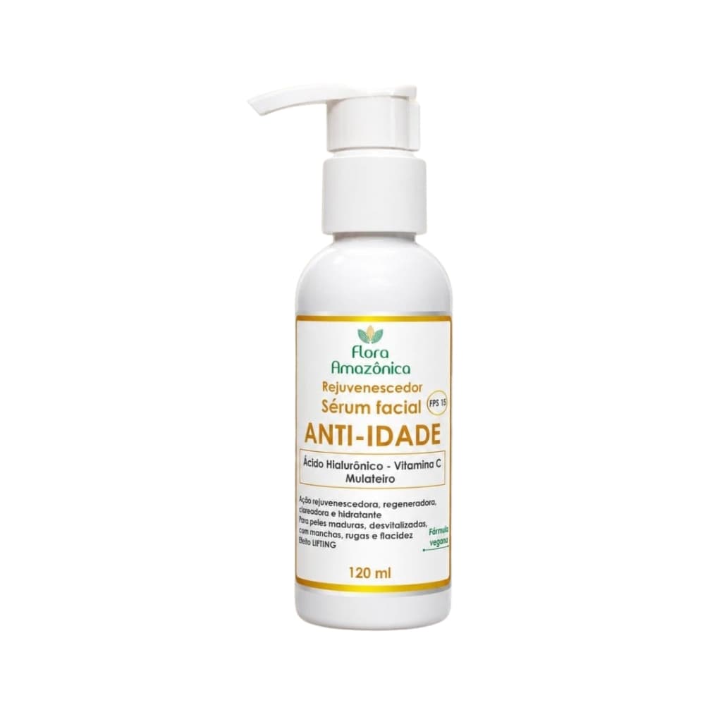 Sérum Anti-Idade Facial (Regenerador /Firmador Combate Rugas e Flacidez)
