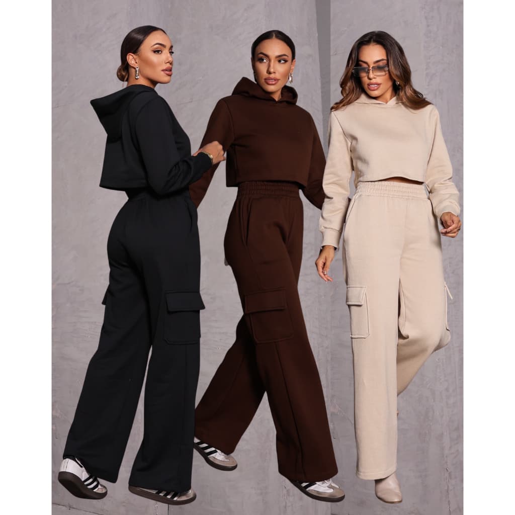 CONJUNTO DE MOLETOM FEMININO