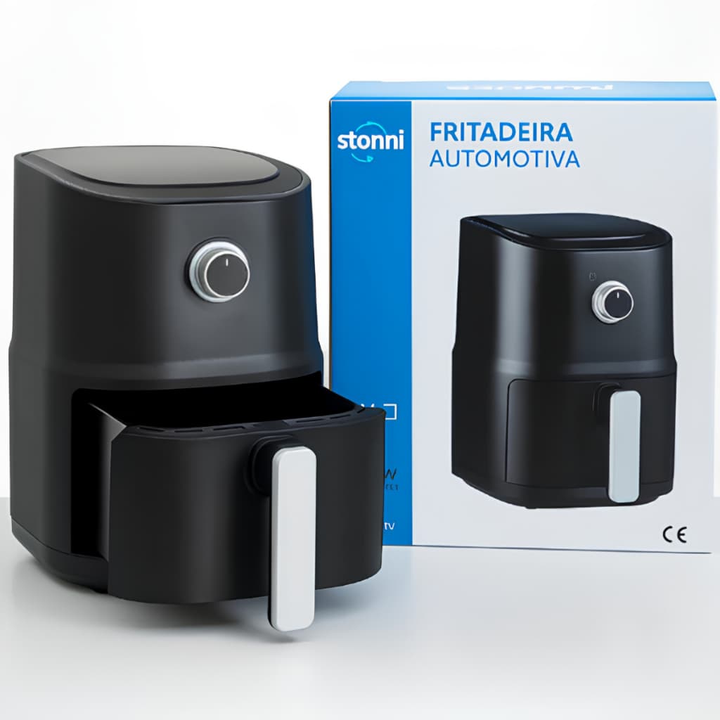 Air Fryer 24V Automotiva 3L Fritadeira Sem Óleo Para Caminhão Motorhome