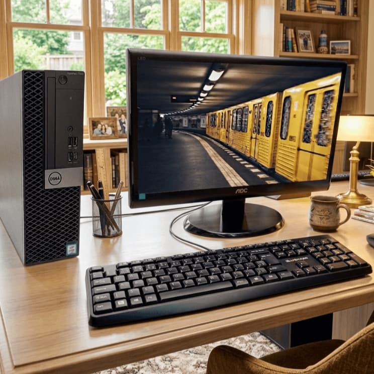 Computador completo Dell - Intel Core i5 | 7ª geração | Optiplex 7050 | 256GB SSD | 8GB DDR4