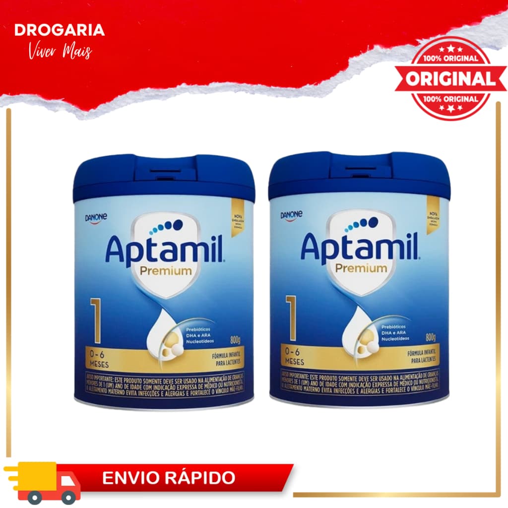 2 UNIDADES Fórmula Infantil Aptamil Premium 800g
