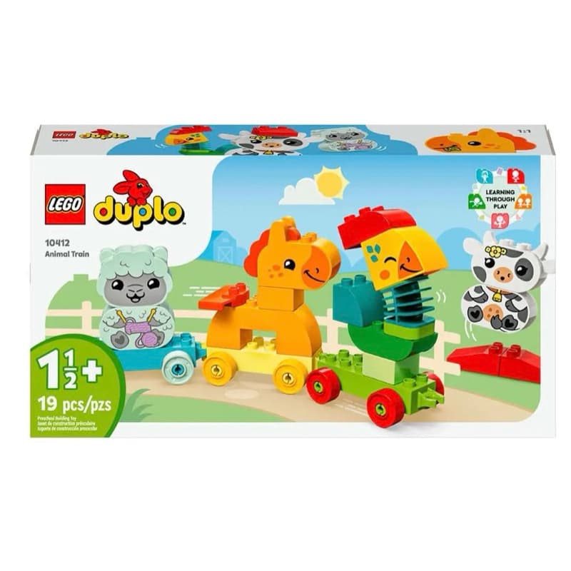 Lego Duplo Trem De Animais  Blocos De Montar 19 Peças