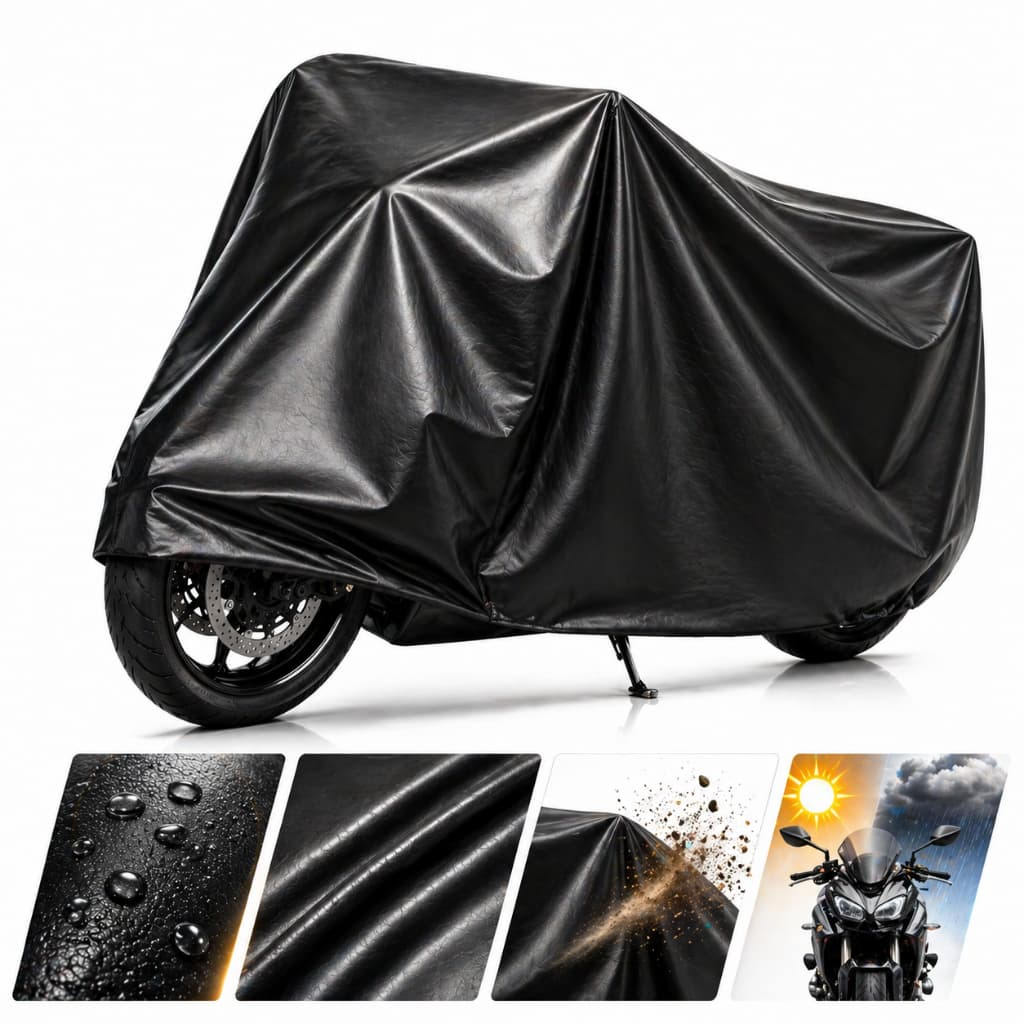 Capa De Cobrir Moto Uv Protetora Sol Chuva Impermeável 100% Forrada Anti Risco Grossa P M G
