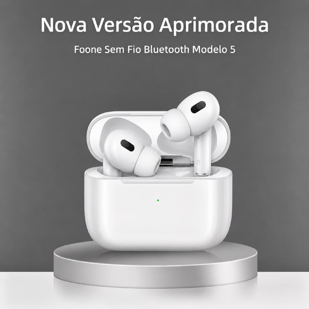 Fone de Ouvido Sem Fio Pro 3 Cancelamento de Ruído Microfone Para Celular Android e iPhone