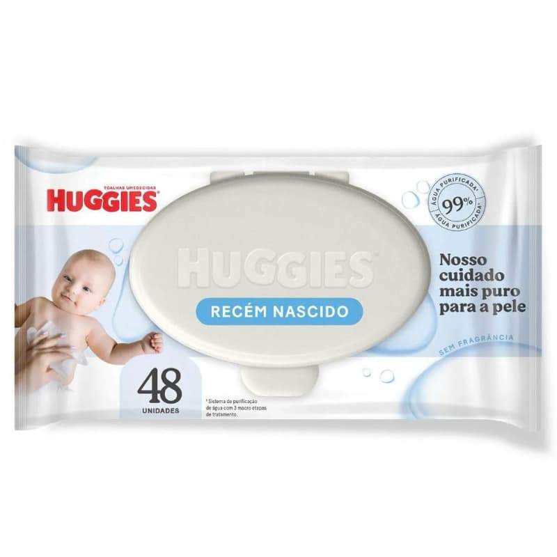 Lenço Umedecido Recém Nascido - Huggies