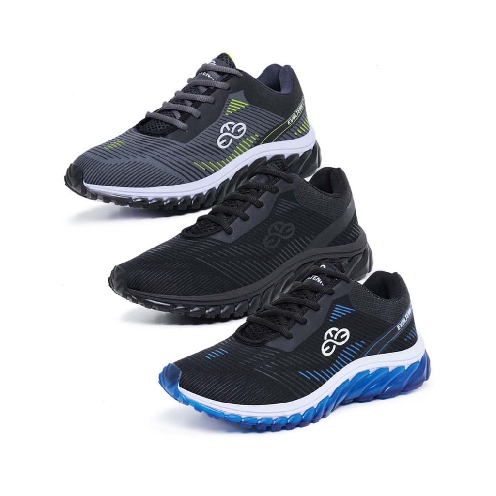 3 Tênis Masculino Esportivo Easy Corrida Resistente Kit Exclusivo