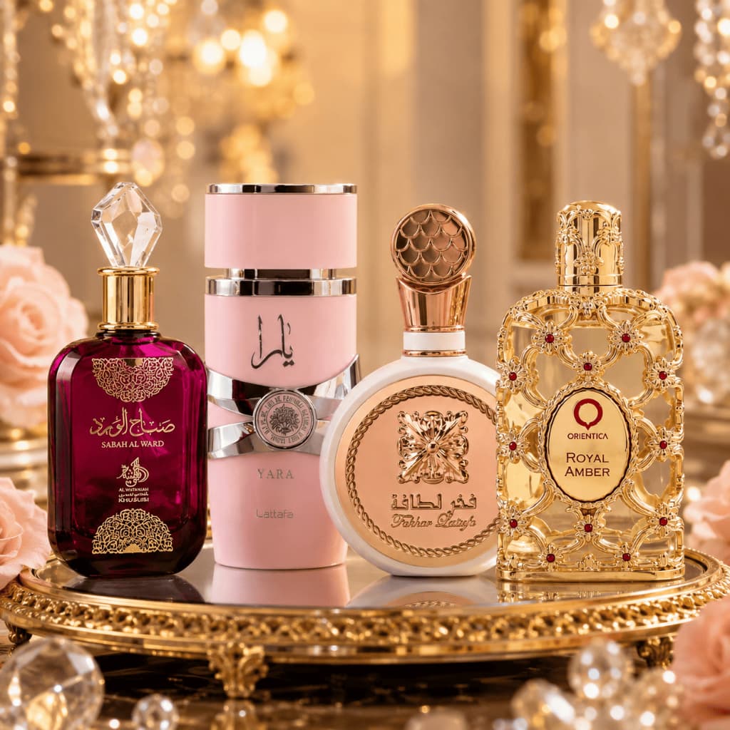 Kit 4 Perfumes Femininos Arabe 100ml Lacrado Importado