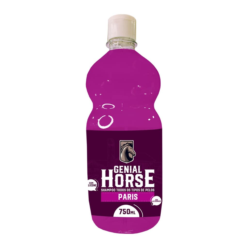 Shampoo Genial Pet Genial Horse Para Cavalos 750ml Lançamento