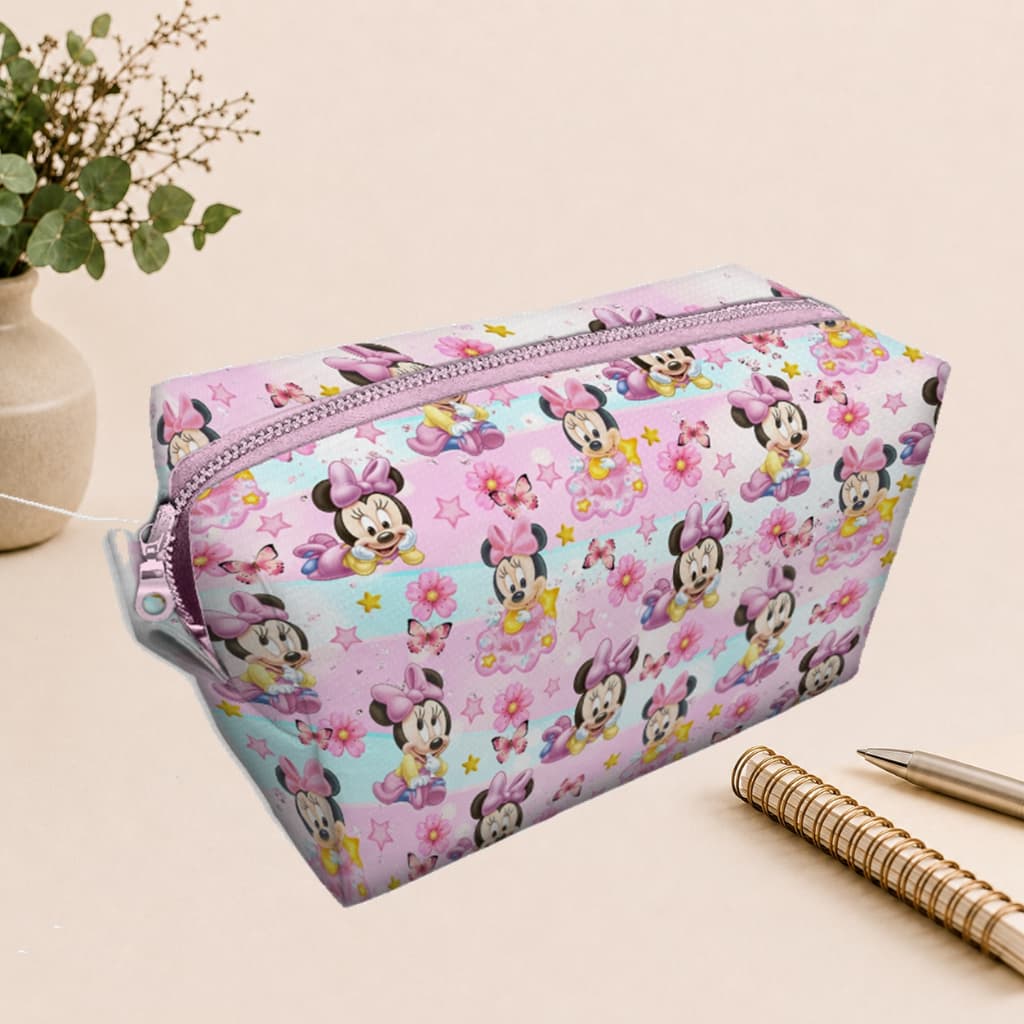 Necessaire Box Bebê Porta Fraldas Lenço Umedecido Mala Maternidade Organizador Passeio Presente Chá de Bebê