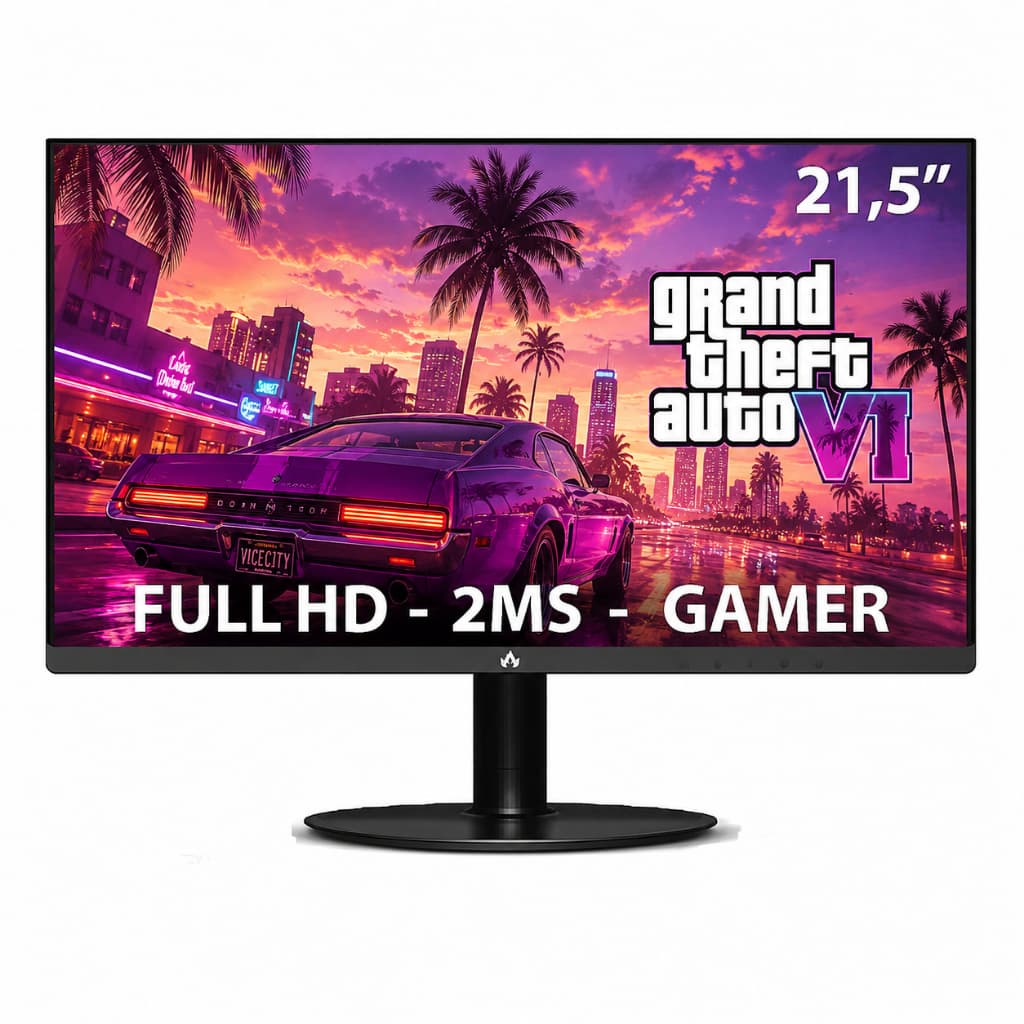 Monitor Fox 21,5 Polegadas Gamer Led Full HD Hdmi 2ms