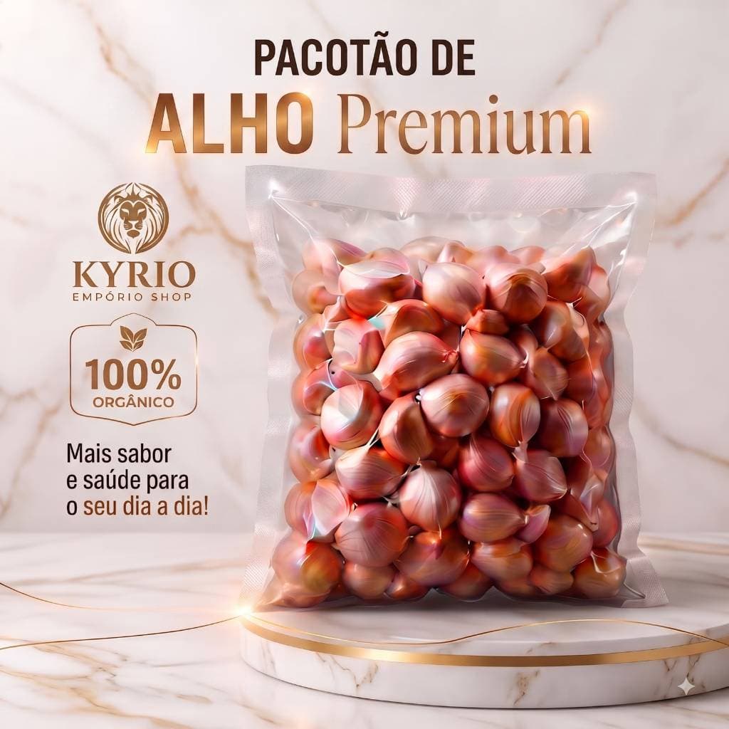 Alho Premium Kyrio Debulhado 1kg ou 500gr Pacotão Econômico para Temperos e Receitas