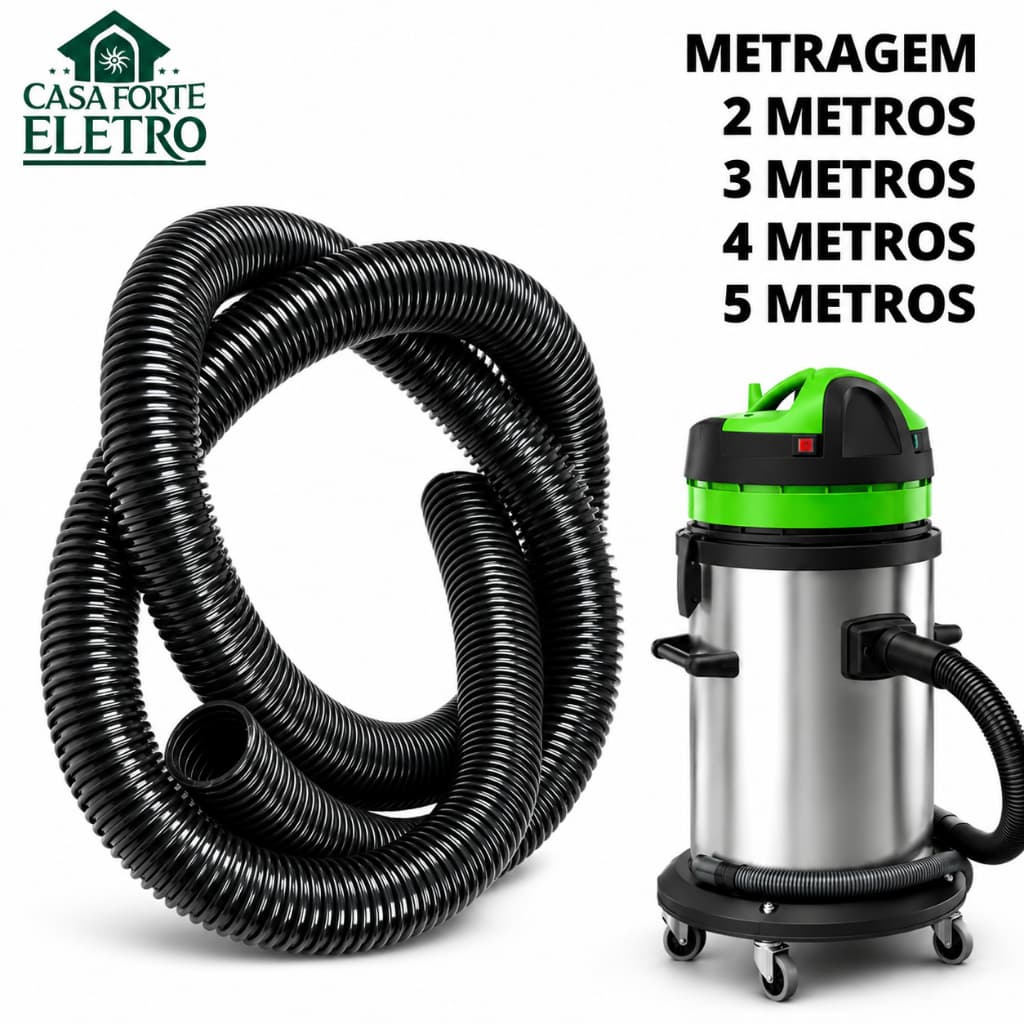 Mangueira aspirador de Pó e água 2,3,4,5 metros 32mm compatível Com IPC EA162 flexível