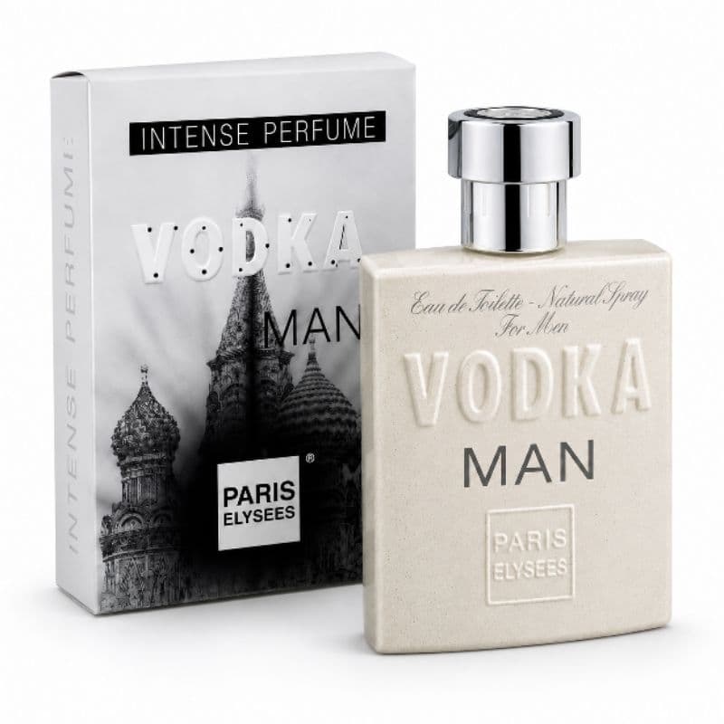 Perfume Importado Masculino Vodka Man Paris Elysees 100ml Marcante e Sofisticado