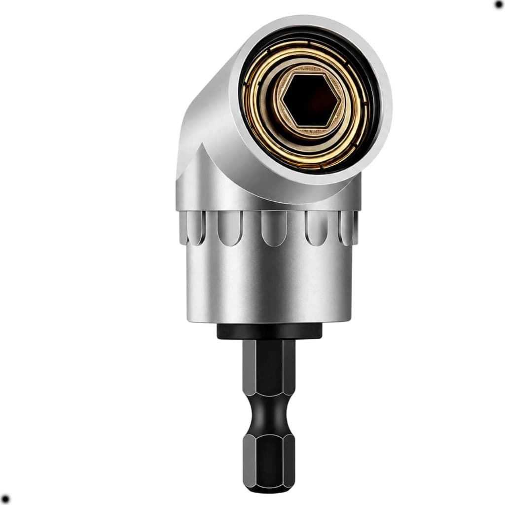 Adaptador Angular 105 Graus° Parafusadeira Furadeira Pro 1/4 Acessório para Difíceis Acessos com Furadeira