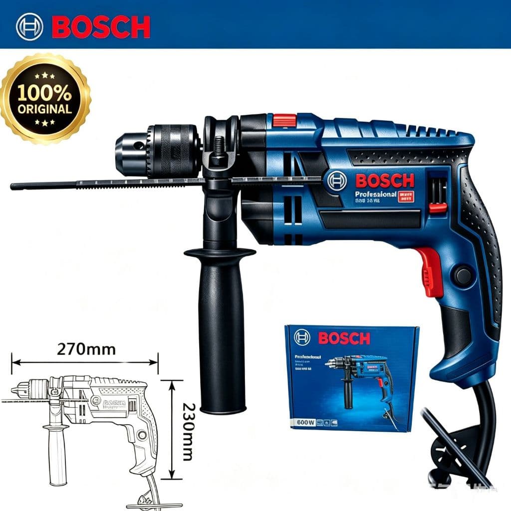 Parafusadeira furadeira elétrica 1200W furadeira de impacto martelete rompedor bosch 220V/127V Original
