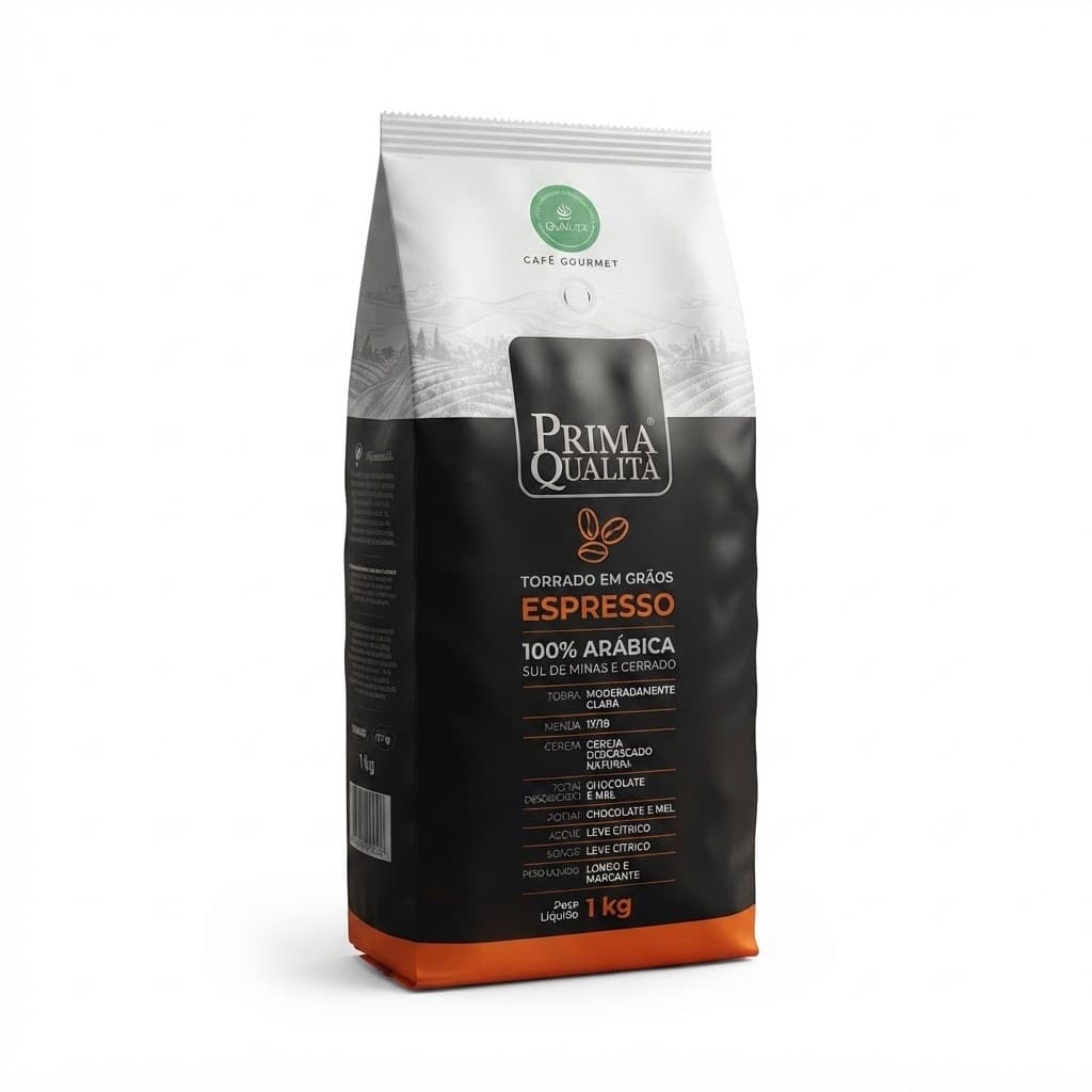CAFÉ PRIMA QUALITÀ EM GRÃOS – 1KG | COOXUPÉ