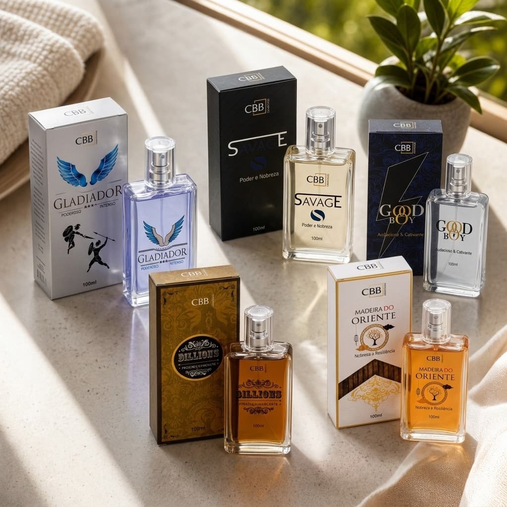 Colônia Masculino 100ml CBB Cosméticos Importada Fragrância Marcante Longa Fixação