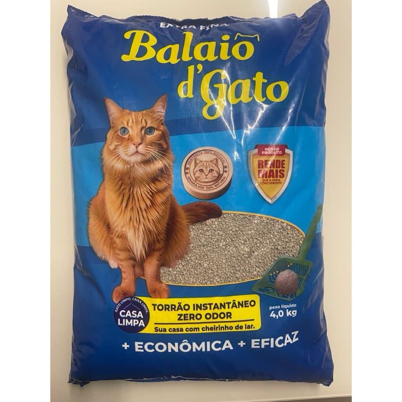 Areia Sanitária  para gatos Balaio d’ Gato