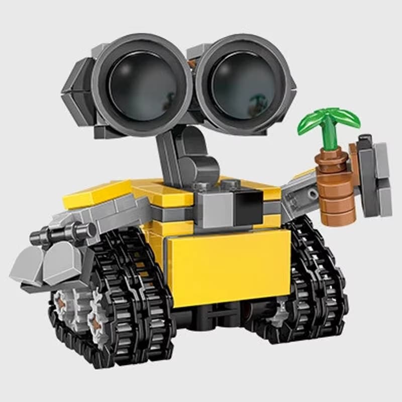 Brinquedo de montar Robô WALL-E Lego de construção 217 peças para crianças e adultos