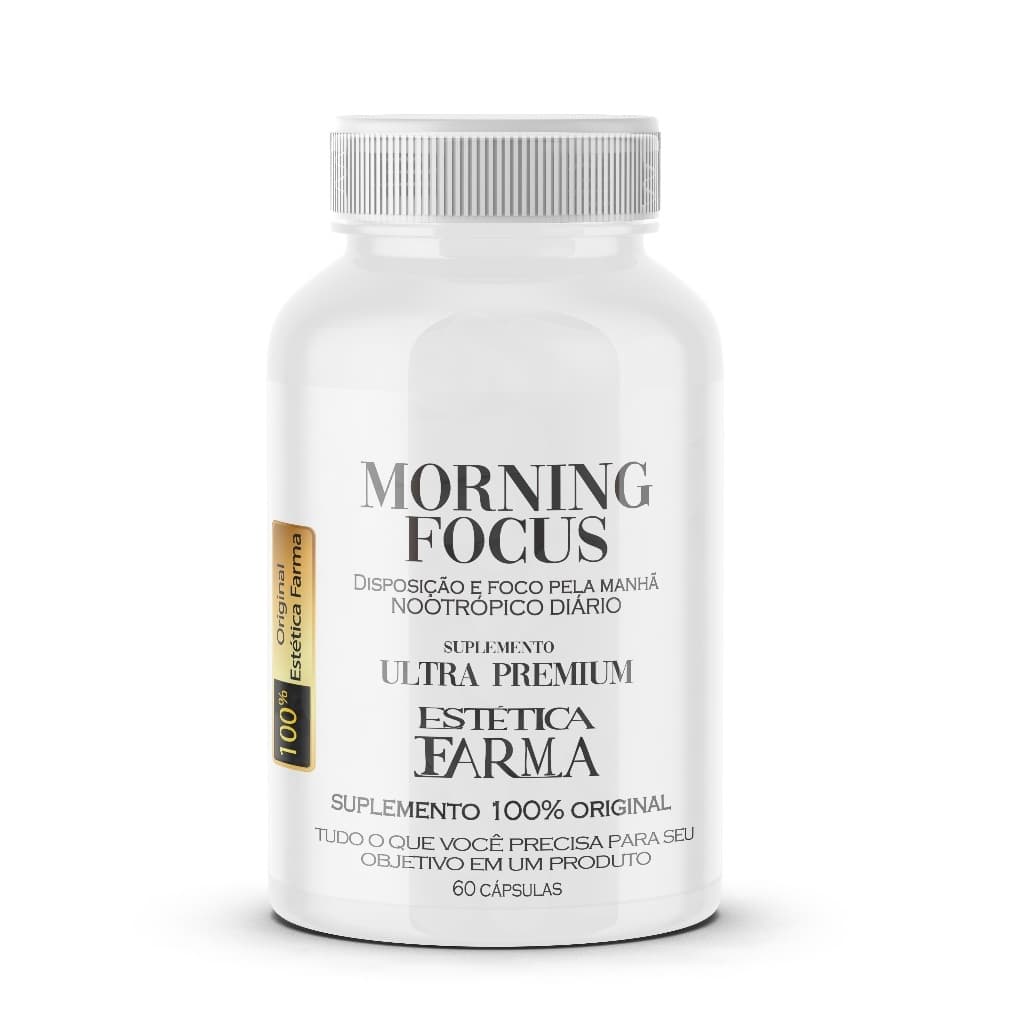 Magnesio Vitamina A Vitamina D Vitamina K- Morning Focus Concentração Memoria e Atenção Suplemento 60caps