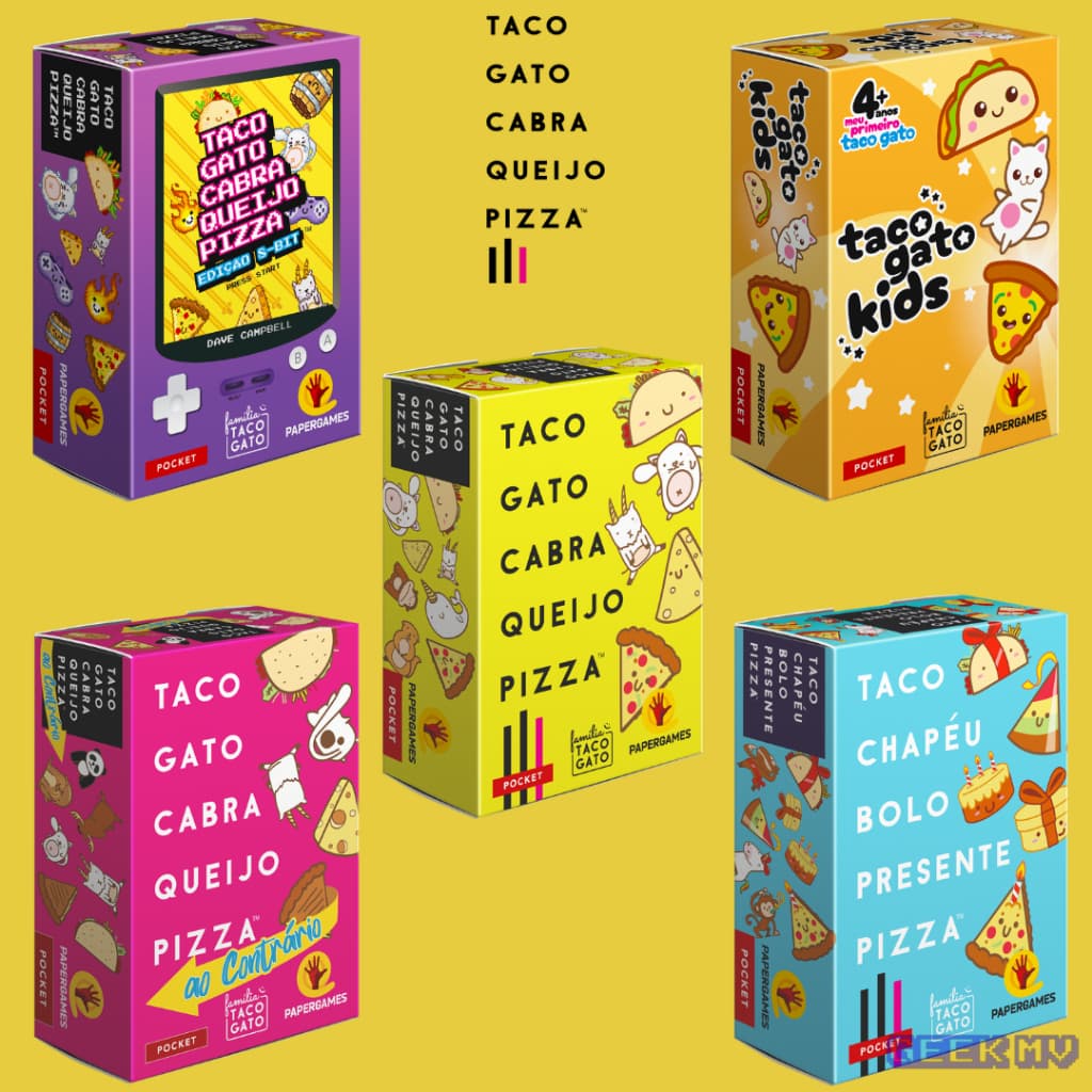 Jogo Família Taco Gato - Jogo de Cartas - Papergames