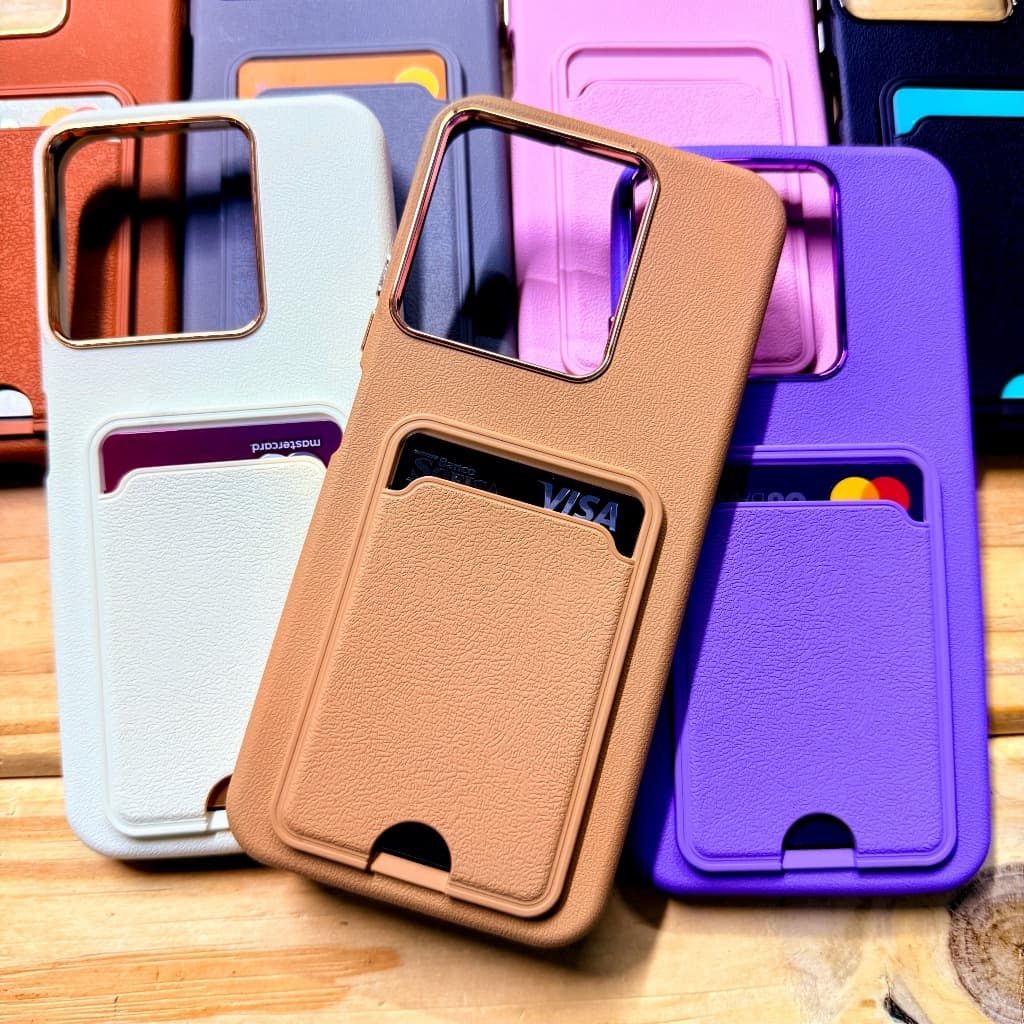 Capa Capinha Anti impacto com Suporte de Cartão Para Moto G17 / Moto G15 / Moto G75 /  Moto  G05 / Moto G35 /  Moto E15