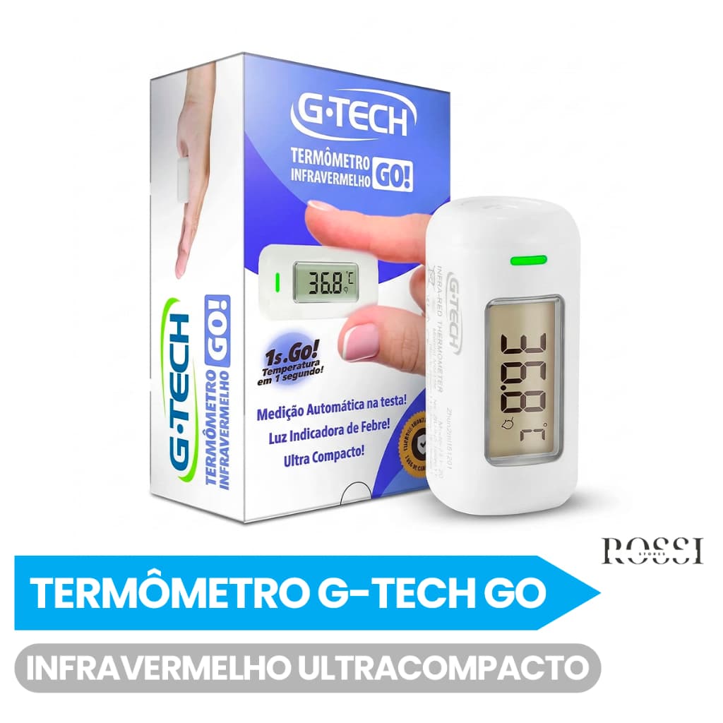 Termômetro Digital G-Tech Go Alta Precisão Resultado Rápido Medidor de Febre
