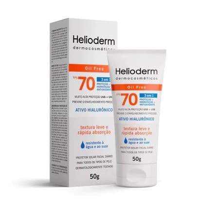 PROTETOR SOLAR HELIODERM FACIAL FPS70