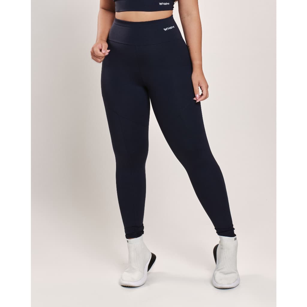 Calça Legging Roupa Fitness Feminina Cintura Alta Tecido Poliamida
