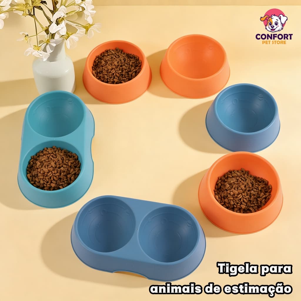 comedouro gato/Pequeno comedouro cachorro/comedouro/pote de ração para cachorro