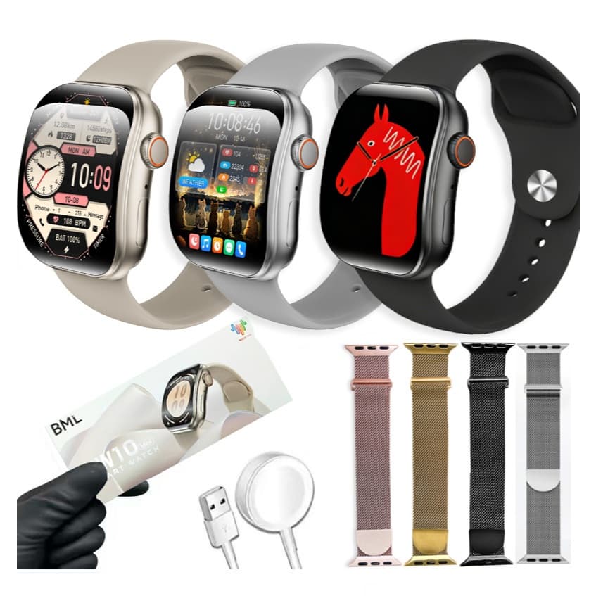 Novo Smartwatch BW10 MINI |38mm 3D Tela Curva |Chamadas Bluetooth|GPS NFC ChatGPT|Assistente de Voz|Relógio inteligente