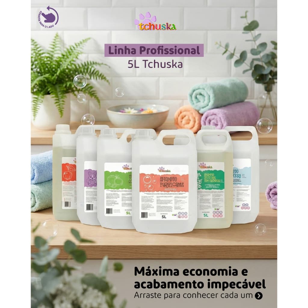Shampoo Pet Tchuska 5L (para cães e gatos)
