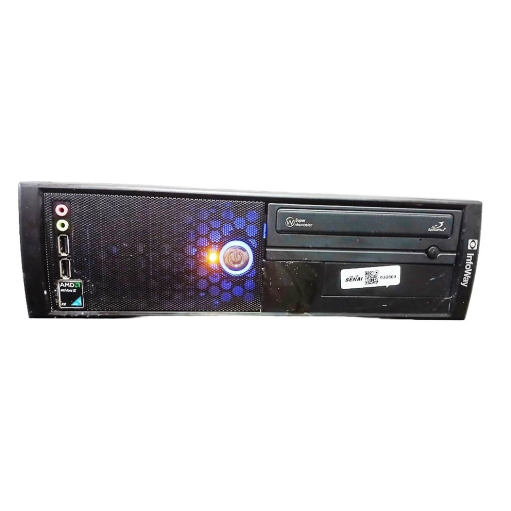 COMPUTADOR DESKTOP ITAUTEC INFOWAY SM3322 AMD ATHLOM II X2 240 2.8GHZ 6GB RAM NS 4000105100115