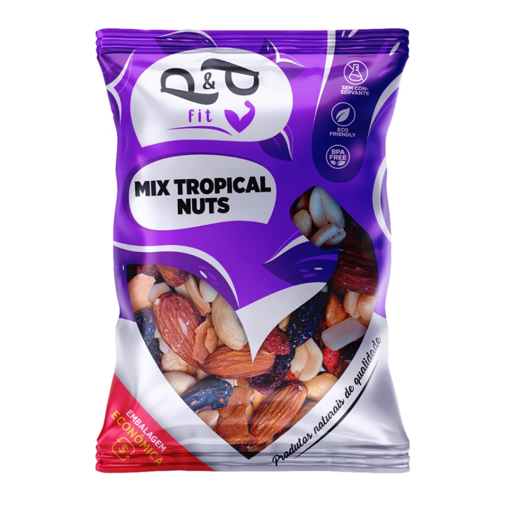 Mix Castanhas Dieta Saudável - Mix de Nuts Castanhas, Amendoim, Castanha de Caju, Uva Passa Nozes, Amêndoa