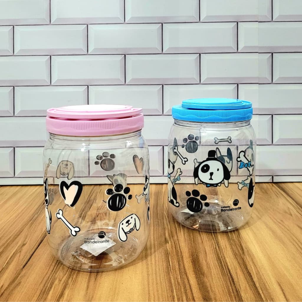 Pote Ração Cachorro Dog Gato Coração Ração Alimento Comida
