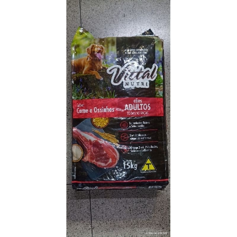 Ração para cachorro vital nutri 15kg
