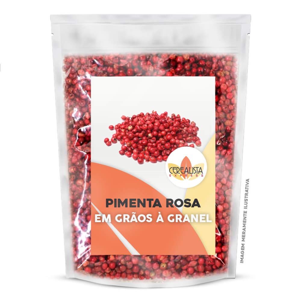 Pimenta Rosa em Grão Granel Condimento Culinário Tempero Natural