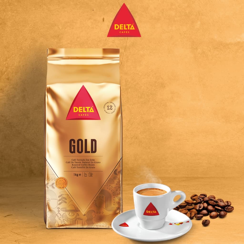 Café Gourmet Delta Q em Grão Arábica Torrado Pacote 1kg