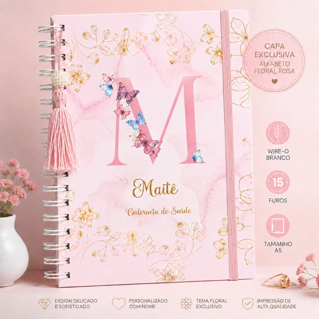 Caderneta de Vacina/Saúde  Personalizada