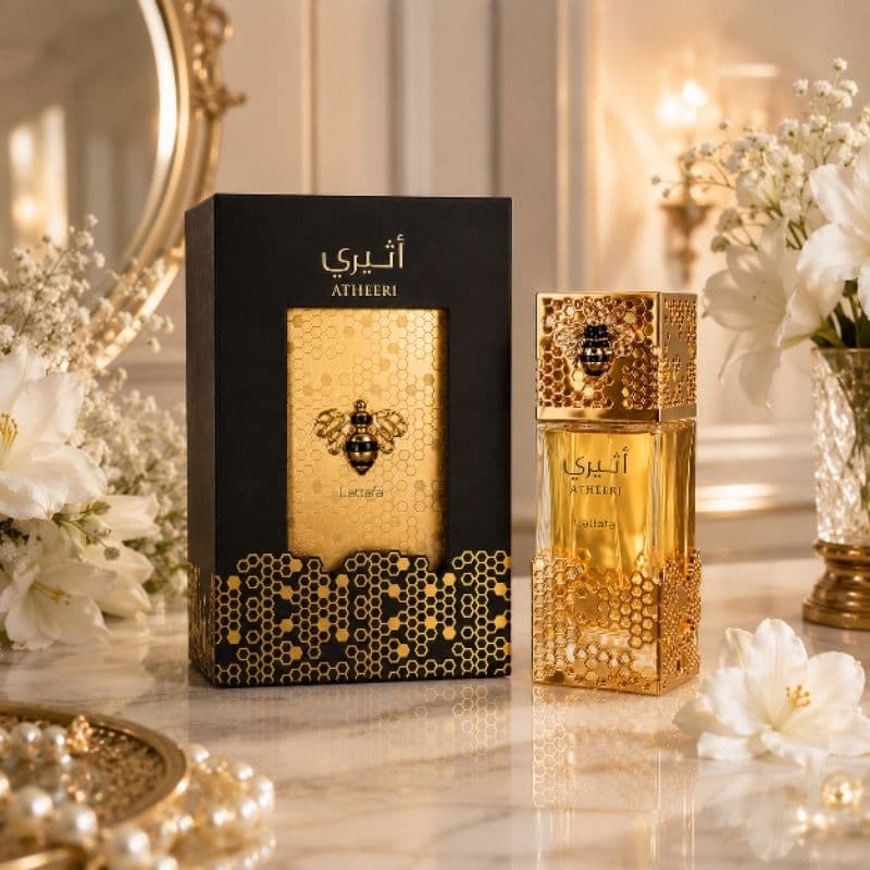 Perfume Atheeri Lattafa 100ml - Feminino Árabe Floral Baunilha Luxuoso IMPORTADO