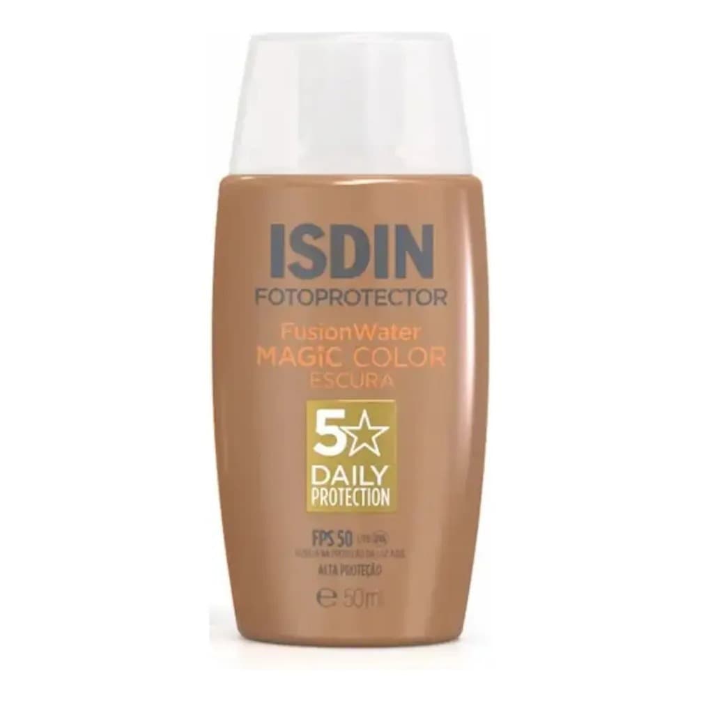 Protetor Solar Isdin Fusion Water Color Cor Escura Fps 50