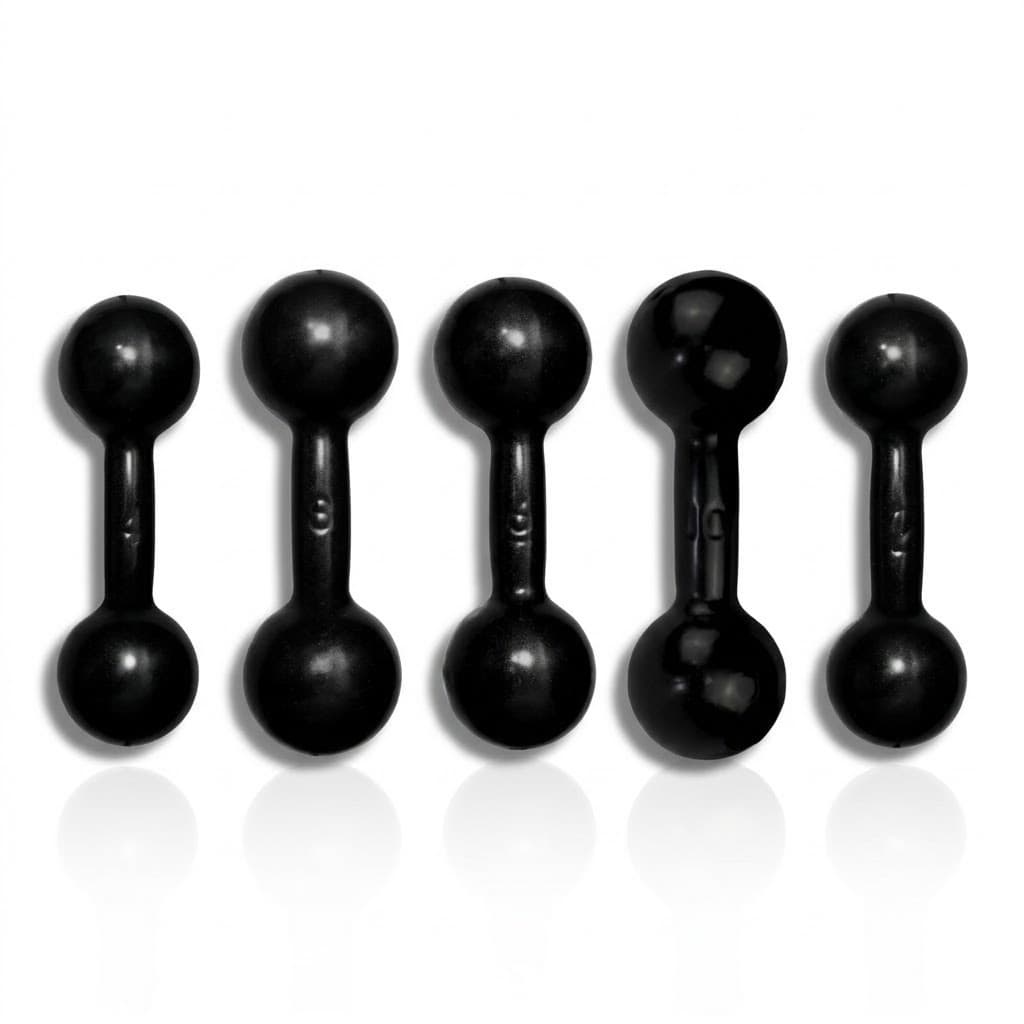 Kit 1un Halteres 2kg 4kg 6kg 8kg e 10kg Bola Emborrachados Treino Academia Fitness Crossfit Gym Pro