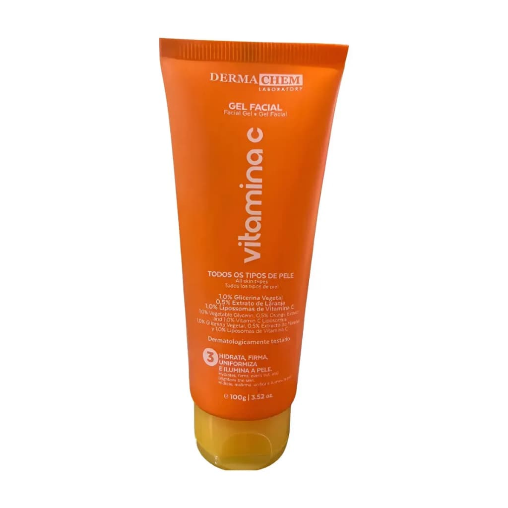 Gel Facial Anti Idade Vitamina C 100ml Dermachem