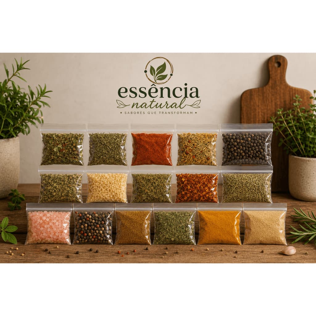 Temperos Frescos  e Condimentos Kit 32 temperos 30g Cada ChimiChuri Baiano Edu Guedes Lemon Pepper