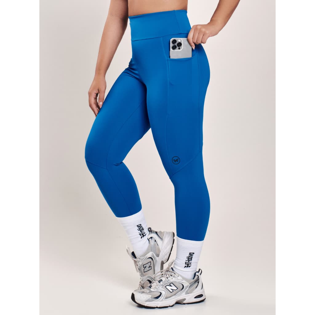 Calça Feminina Com Bolso Roupa Academia Fitness Confortável Poliamida