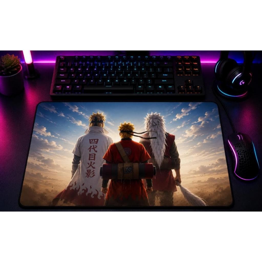 mousepad _gamer _anime personalizado_ 20x30_20x20 grande antiderrapante_ pc notebook_ Naruto