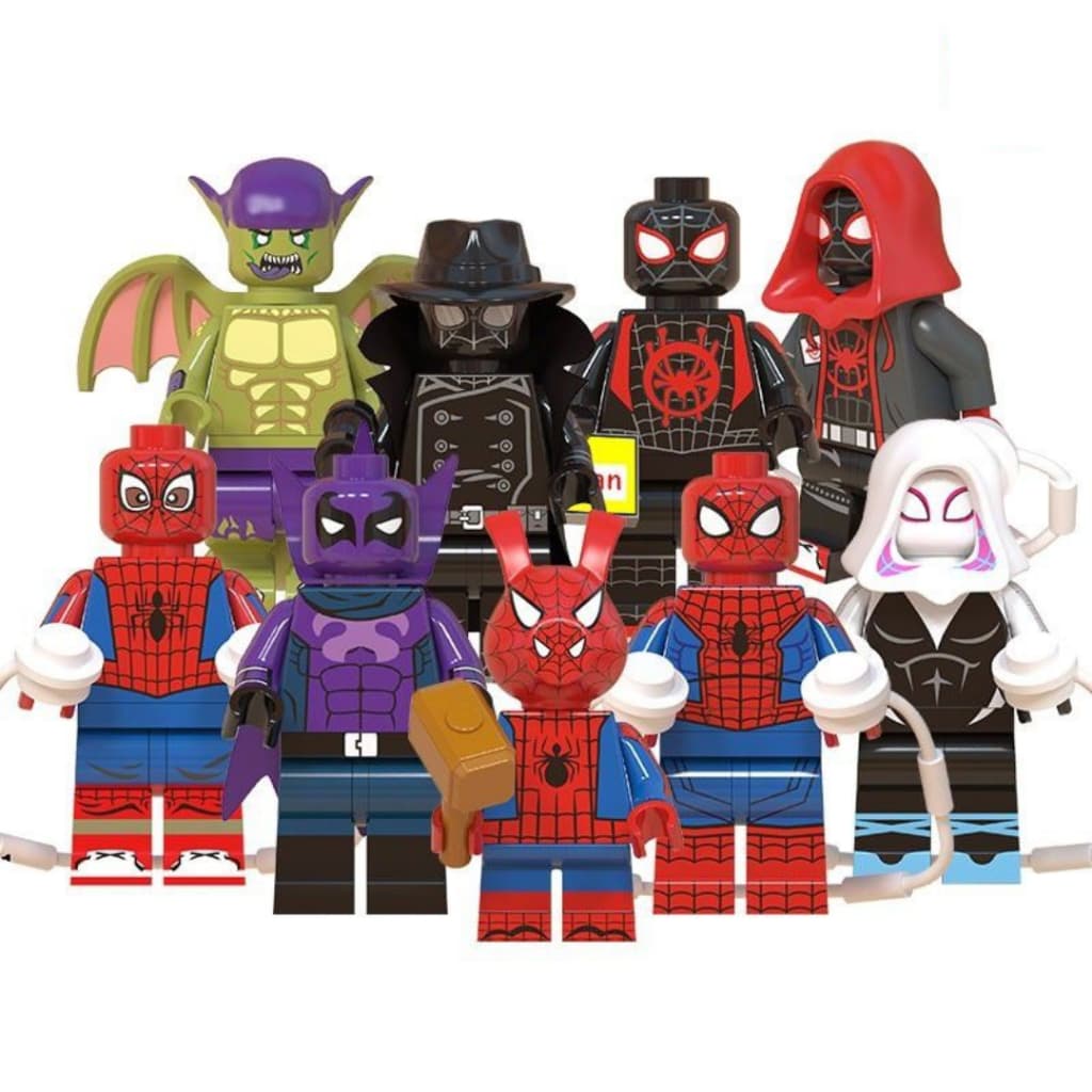 Lego Minifigures Marvel Spider Man Multiverso Blocos de Montar - Pronta Entrega